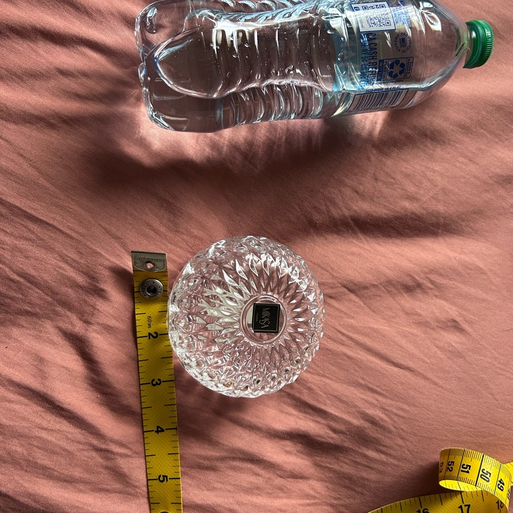 Mikasa Crystal Trinket Dish with Lid - Picture 8 of 8